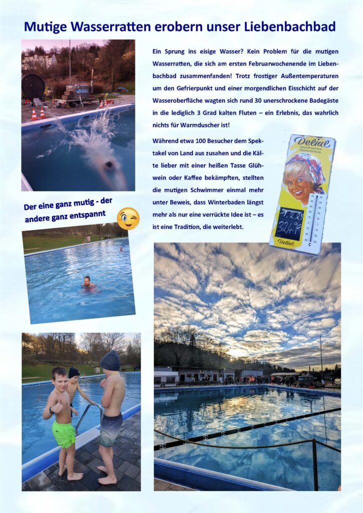 Was zum Lesen: Winterschwimmen Seite 2