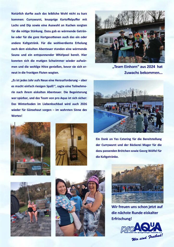 Was zum Lesen: Winterschwimmen Seite 2