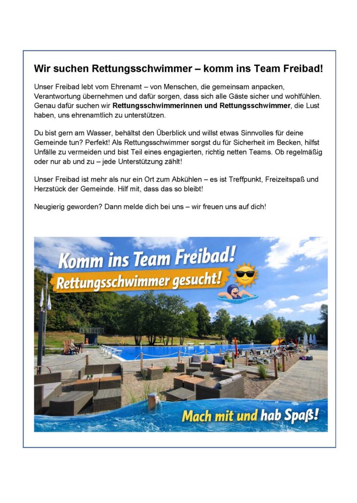 Was zum Lesen: Rettungsschwimmer Februar 2026