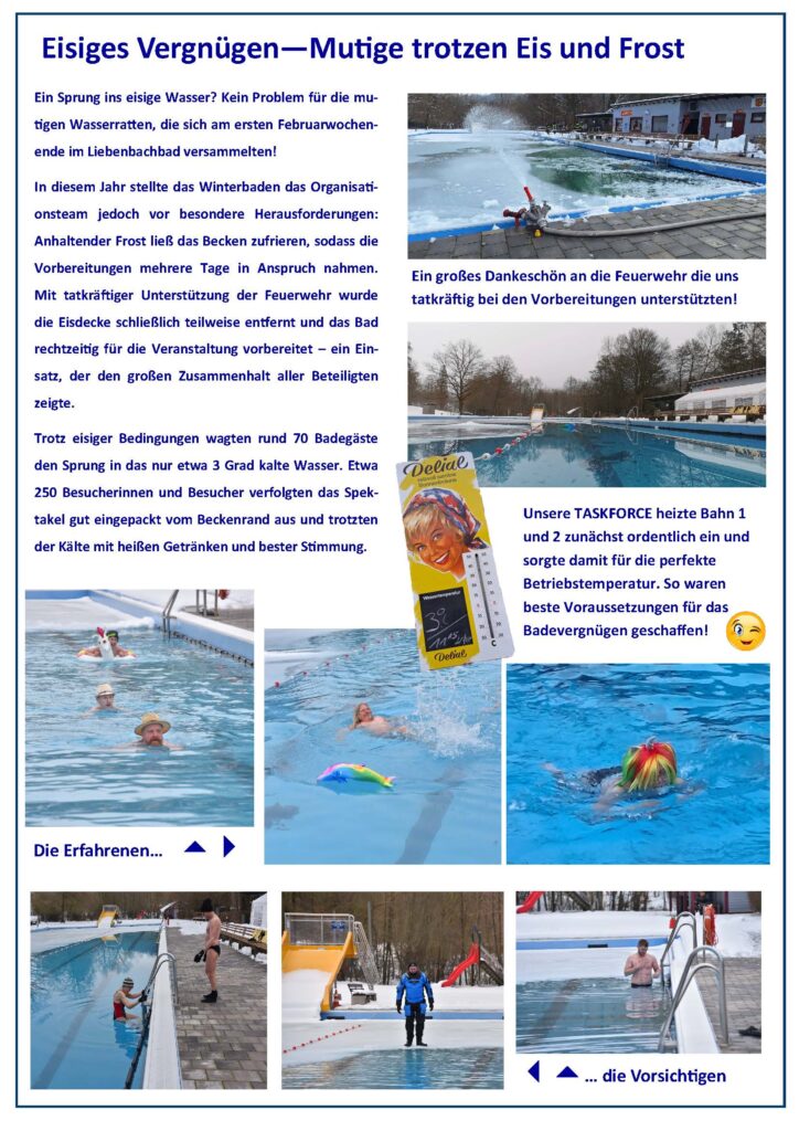 Was zum Lesen: Winterschwimmen 2026